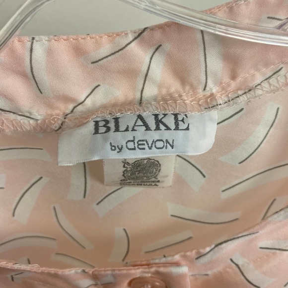 Blake By Devon Pink Button Blouse, 14 - Picture 4 of 4